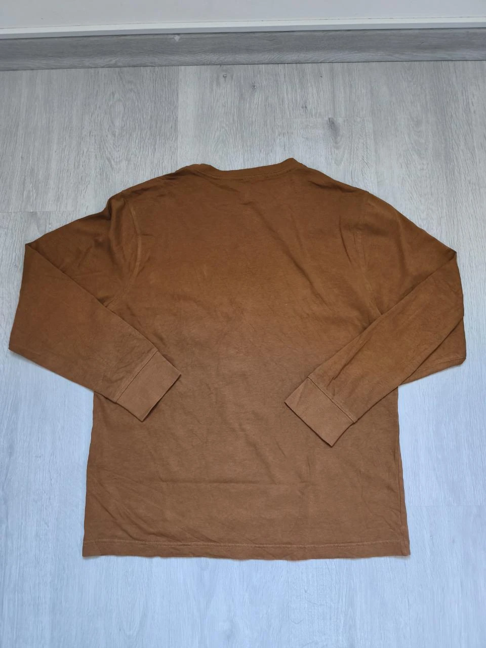 T-Shirt Manche Longue Lee Marron Taille M – photo 3